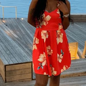 Floral Print Date Night Dress